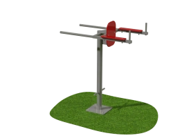 Stationary outdoor fitness equipment SV-035 Bench press