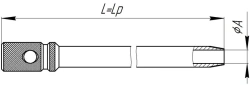 Drill guide for drill bits 4.5 mm long