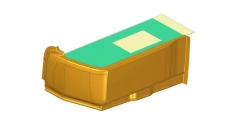Rear right catwalk trim with panel 6274-5107098