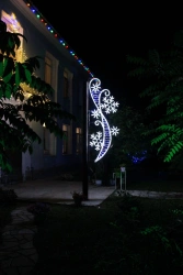 LED console (LED panel) "Morozko" - decorative street lamp on brackets (modifications 220V, 24V, 12V)