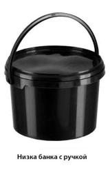 Container for collection, storage, transport and disposal of organic waste MK-02 according to TU 9398-001-44941910-2015, single-