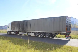 Four-axle box semitrailer, modification BSA-544
