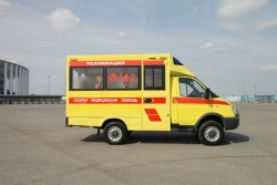 Special ambulance, type 2243G, modification 224395, category N1, N1G with diesel engine on base