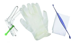 Set of gynaecological articles for cervical and vaginal sampling disposable sterile "Femina®" with mirror M and lo