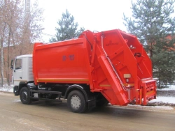Rear-loading rubbish truck KO-427-73 (based on chassis MAZ-5340C2; MAZ-534025)