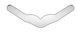 Metal molar matrices (12 pieces in a pack) No.1.2932