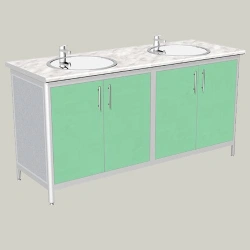 Four-door sink cabinet, model MA-8