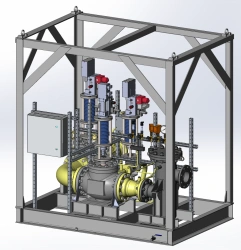 Block of gaseous fuel QN=13,12 PN=25 DN=150
