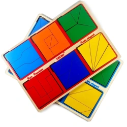 The game "Assemble a square of the 2nd category of complexity" (economy)
