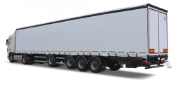 Semi-trailer truck TONAR mod. 97882 with axles produced by TONAR mod. 90422, 90431