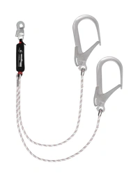 Double non-adjustable rope sling with shock absorber "aB22 110", article number vnt aB22 110