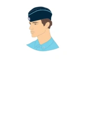 Headwear for employees of departmental security service of PJSC Transneft, caps, commodity codes P