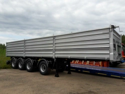 Flatbed semi-trailer with sides FOX TANK PPc 877726 configuration 04 for various loads