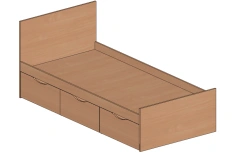 Single bed with drawers GM 31.09.12.121.004.64.00