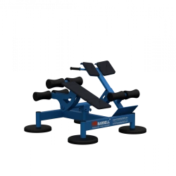 Outdoor exercise machine MB 7.62E Press + Hyperextension