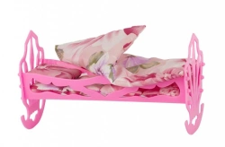 Toy Doll's Bed with a set of linen (mattress, pillow, blanket) (4 pr.)