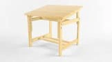 Wooden student tables for educational institutions 6500.319136.000