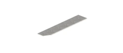 Worktop 3000*600*38 LD.290050.000 left corner cut (Silver Marble )