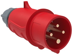 PSN02-016-4 Portable plug SSI-014 16A-6h/380-415V 3P+RE IP44 MAGNUM IEC MAGNUM
