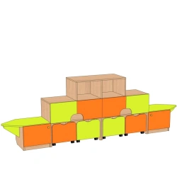 Ship" toy wall for children SI-CR