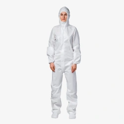 Disposable protective coverall with Isogarm hood (sterile)