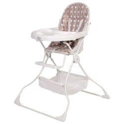 Polini kids highchair 252 Stars, macchiato white, article number 0002135-17
