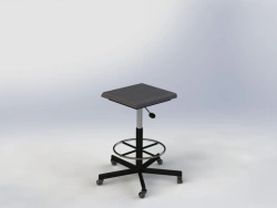 Chair with leg support