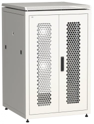 LN35-24U88-2PP ITK LINEA N 24U 800x800mm hinged perforated door, rear perforated door, grey.