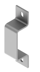 Staple BSUM 00, with overall dimensions from 50x45x200 mm to 50xx75x300 mm, metal thickness 5,0 mm, thermodiffusion galvanisatio