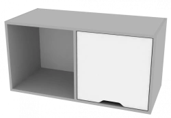 Mezzanine (right) 900x420x458mm (WxHxH)