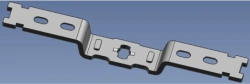 Hinged swivelling hinge AS/PVC, article no. 373429