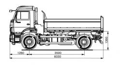 Dump truck KAMAZ - 43255-C4