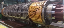 Turbogenerator of T3FP-130-2U3 type for CHPP-23 block No.4 of PJSC Mosenergo branch.