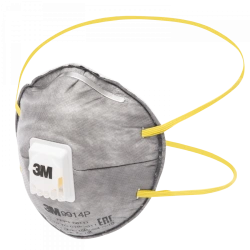 Filtering half-masks for protection against aerosols of "ZM" trade mark, 9900P series, model 9914P, protection class FFP1 NR