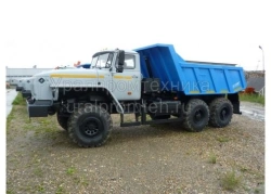 Dumper truck mod. 58312A, 58312S, 58312D, 58312E, 58312F, 58312P, 58314P, 58314R, 58312S, 58314S, 58314T on Ural 432 chassis.