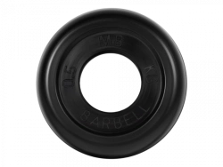 MB-PltB31-0,5 Standard rubber disc, black, 31 mm, 0,5 kg
