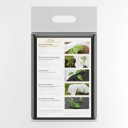 Luck nonwoven material for weed protection