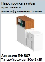 "Profi" Extension to the multifunctional side table article PF 887