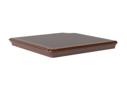 Corner worktop / TA07 1000*1000*100 with leather insert TA202 ) , art. MN-TOP 1010