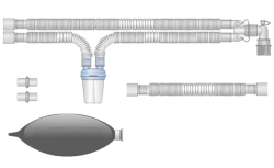 Respiratory devices for joint use with anaesthetic and resuscitation equipment, version: p