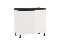 Sherwood LD.281200.000 Kitchen cabinet front 1000 right (White gloss/Black )