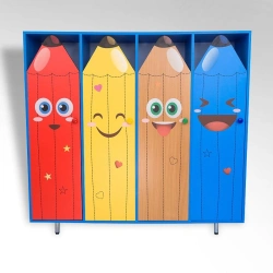 Pencil 4-section cupboard, item no. 40227