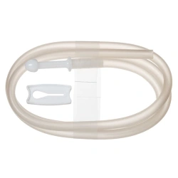 Device for irrigoscopy and intestinal lavages of single use, version I with tip No.1