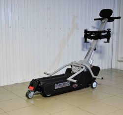 Ladder crawler lift. Model: "BARS-UGP-130-comfort". Serial production.