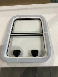 Ship windows (portholes) for ships and watercraft, with sliding glass