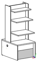 Universal barrier for open display 700 C