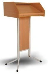 Floor grandstand on metal frame for educational institutions