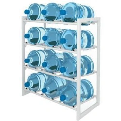 Metal bottle rack 22KG 1100x940x445MM 12 sections