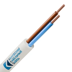 Wire with twisted cores with polyvinylchloride insulation, with polyvinylchloride sheath, flexible, grade PVSn