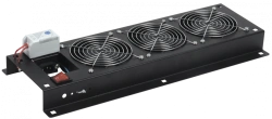 FM05-32M ITK Fan panel with switch and thermostat 3 modules black
